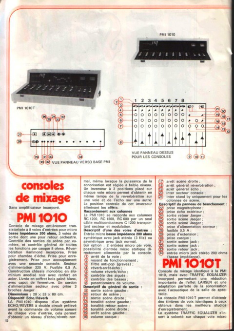 Catalogue MI 12