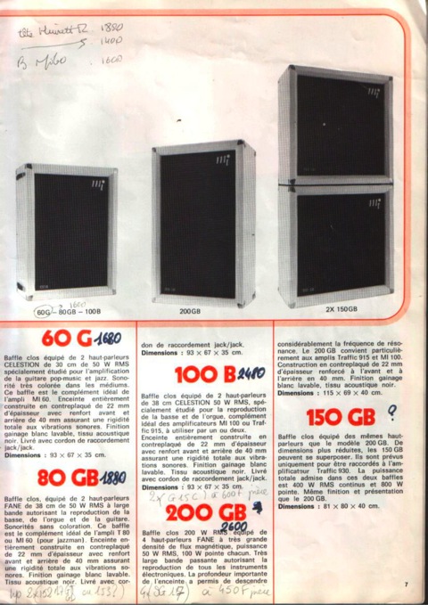 Catalogue MI 7